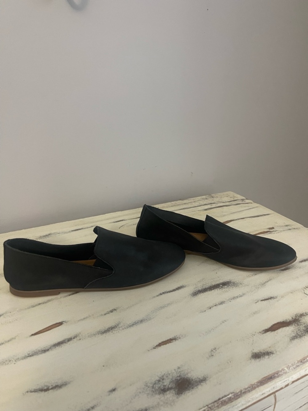 Lucky Brand Black Slip-On Loafers